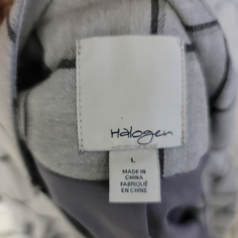 Halogen Grey & Black Geometric Blazer - Picture 4 of 5